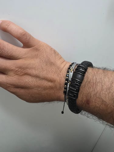 Customer photo review of Bracelet: Black