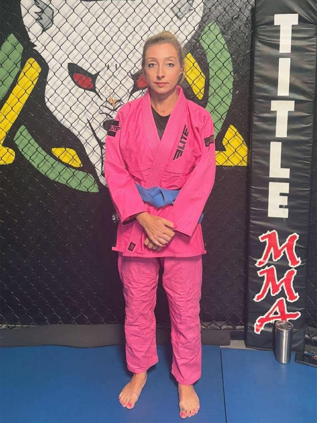 Customer photo review of Core Pink Brazilian Jiu Jitsu Womens BJJ Gi