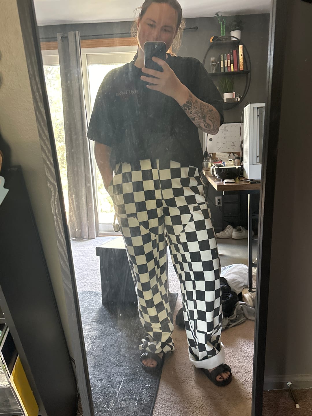 Customer photo review of Gravedigger Carpenter Pant - Checkered
