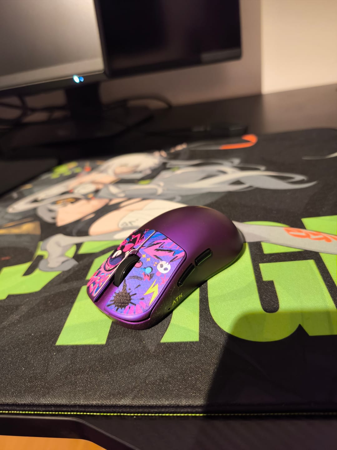 Customer photo review of ATK Blazing Sky Duckbill Wireless Mouse