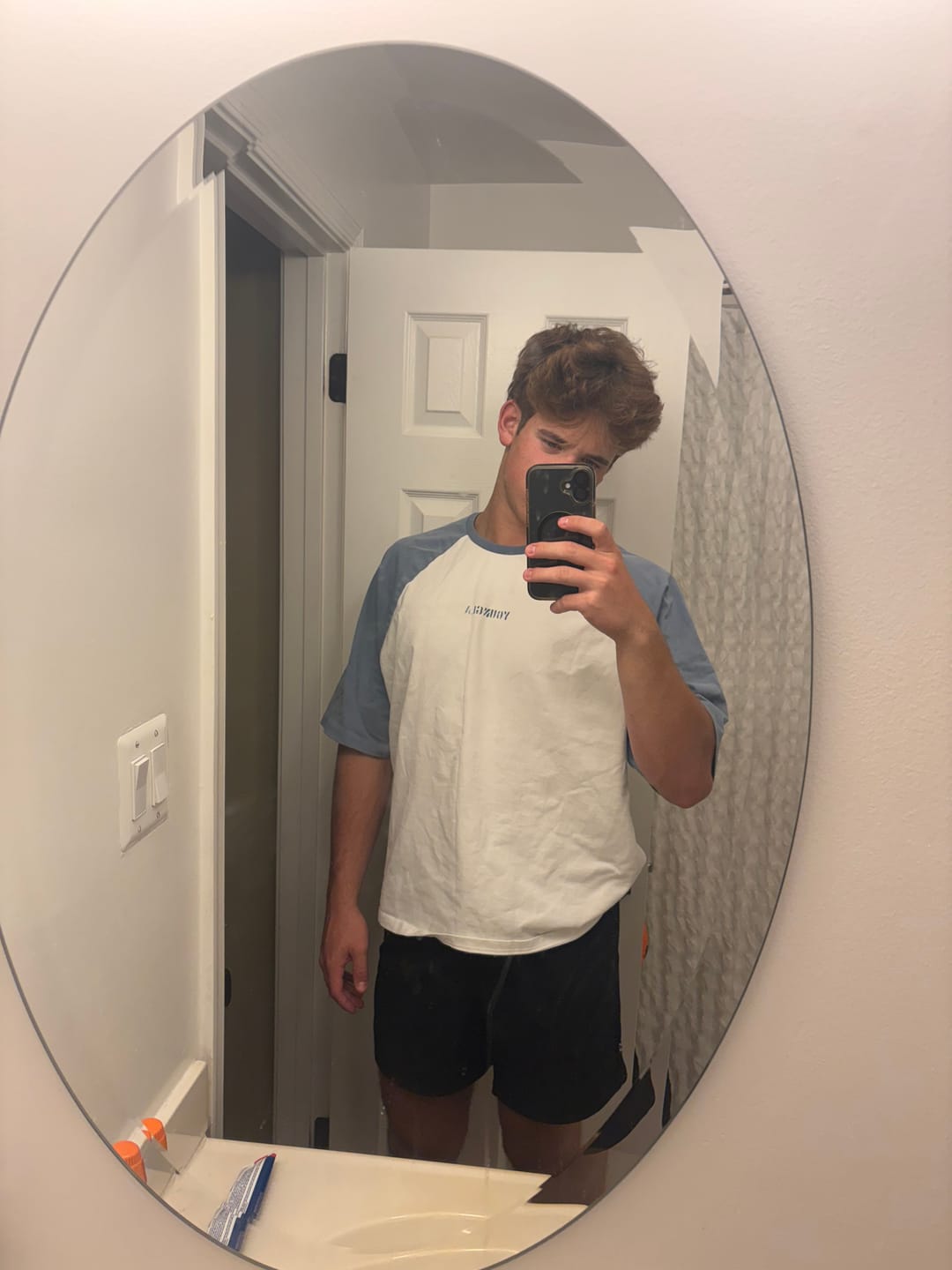 Customer photo review of 4139 - Oversized Baseball Tees