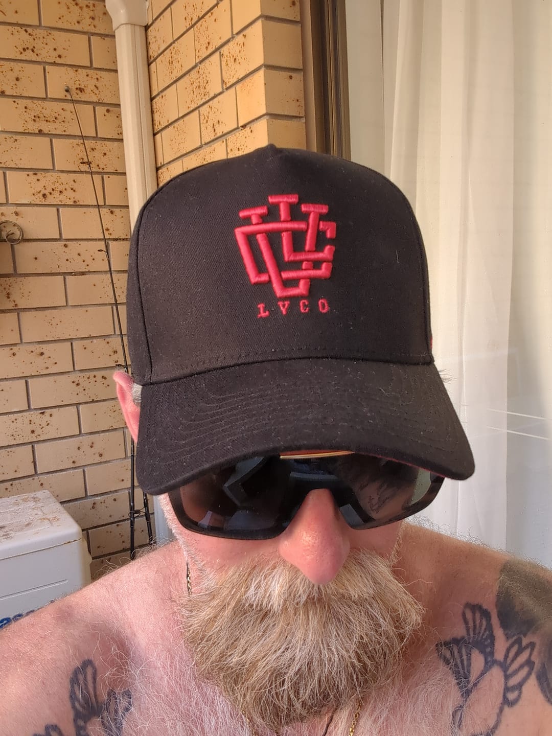 Customer photo review of LVCO Black Flame A-Frame Snapback