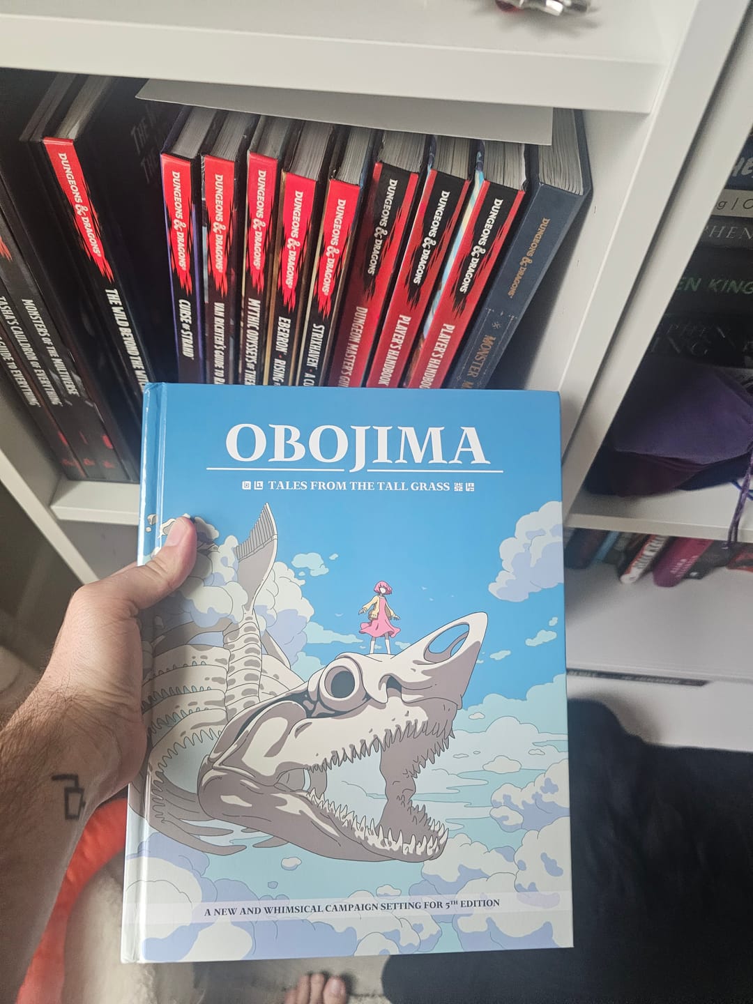 Customer photo review of Obojima: Tales from the Tall Grass – Hardcover 5E Campaign Book