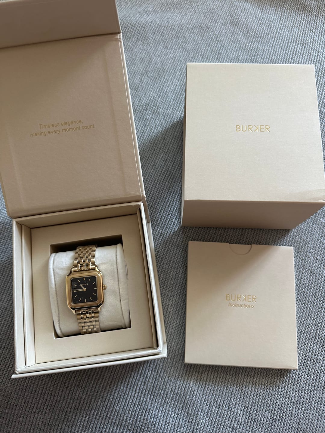 Customer photo review of Macy Gold Black