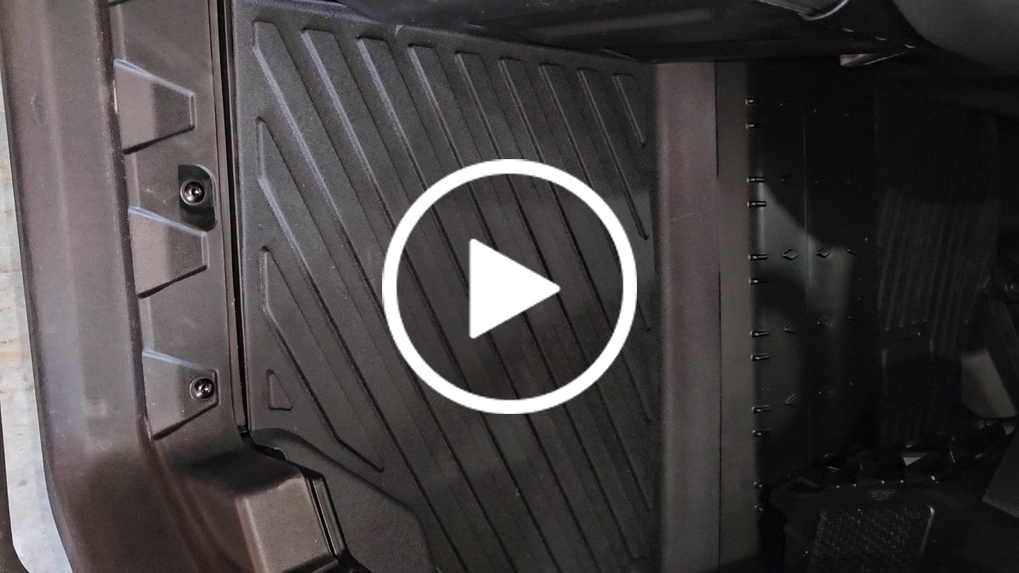 Customer video review of TPE Floor Mats for Can-Am Defender
