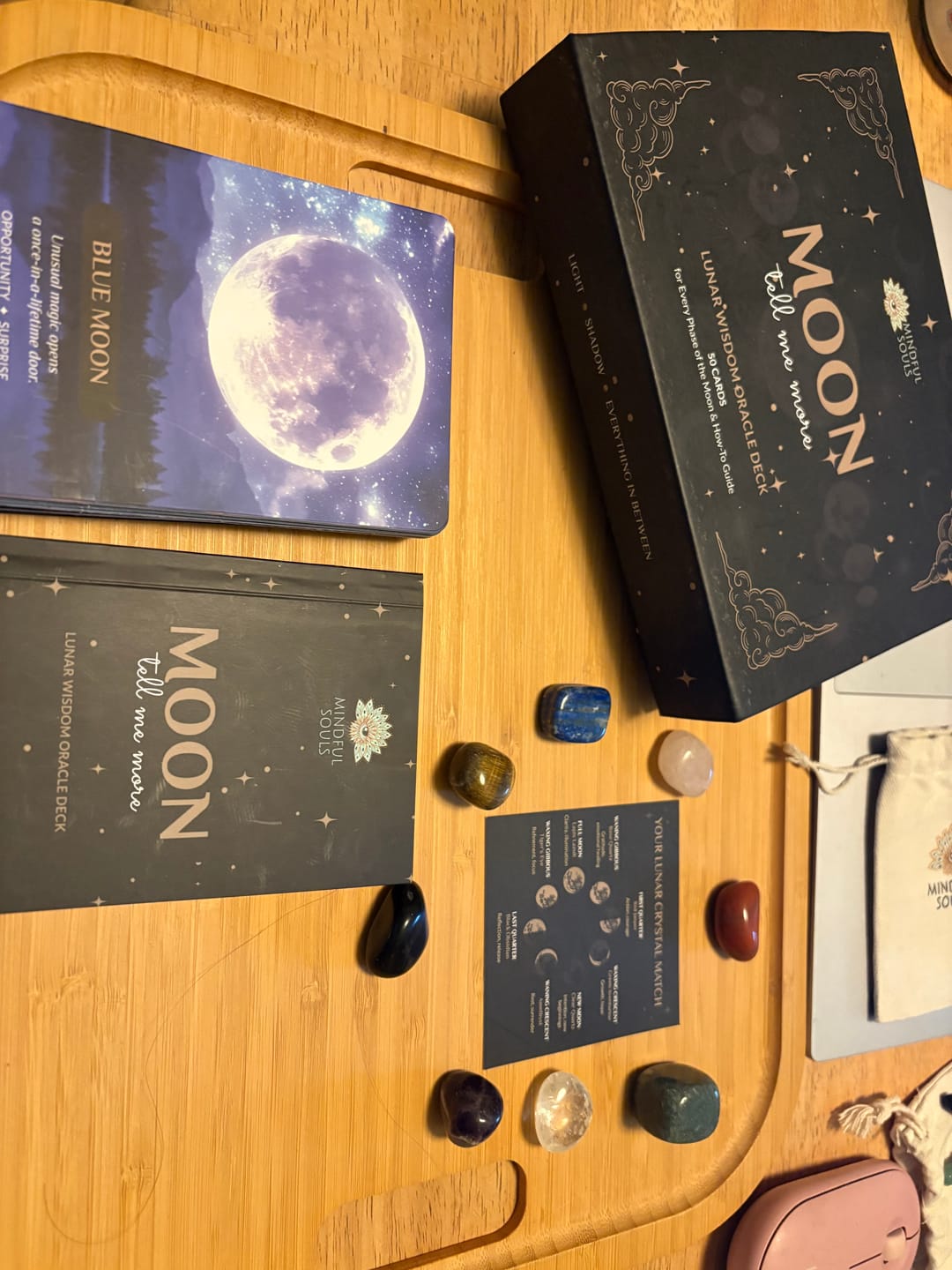 Customer photo review of Moon Oracle Deck: A Lunar Tool for Real Life