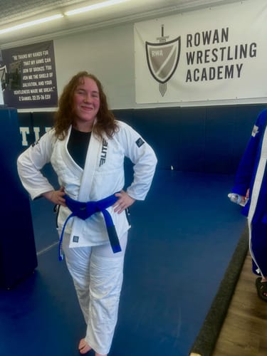 Customer photo review of Core White Brazilian Jiu Jitsu Womens BJJ Gi