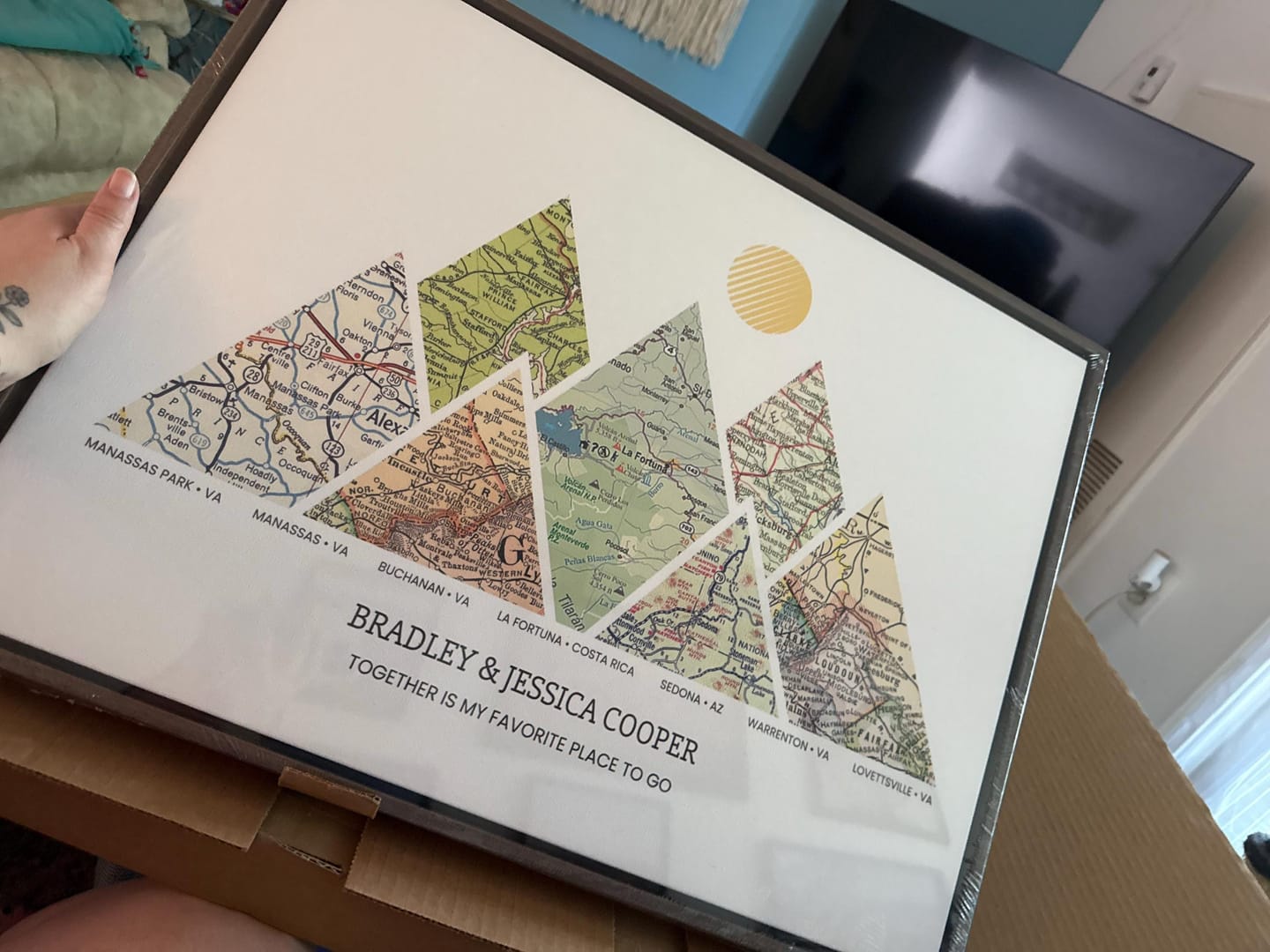 Customer photo review of Milestones Map [Digital Only]