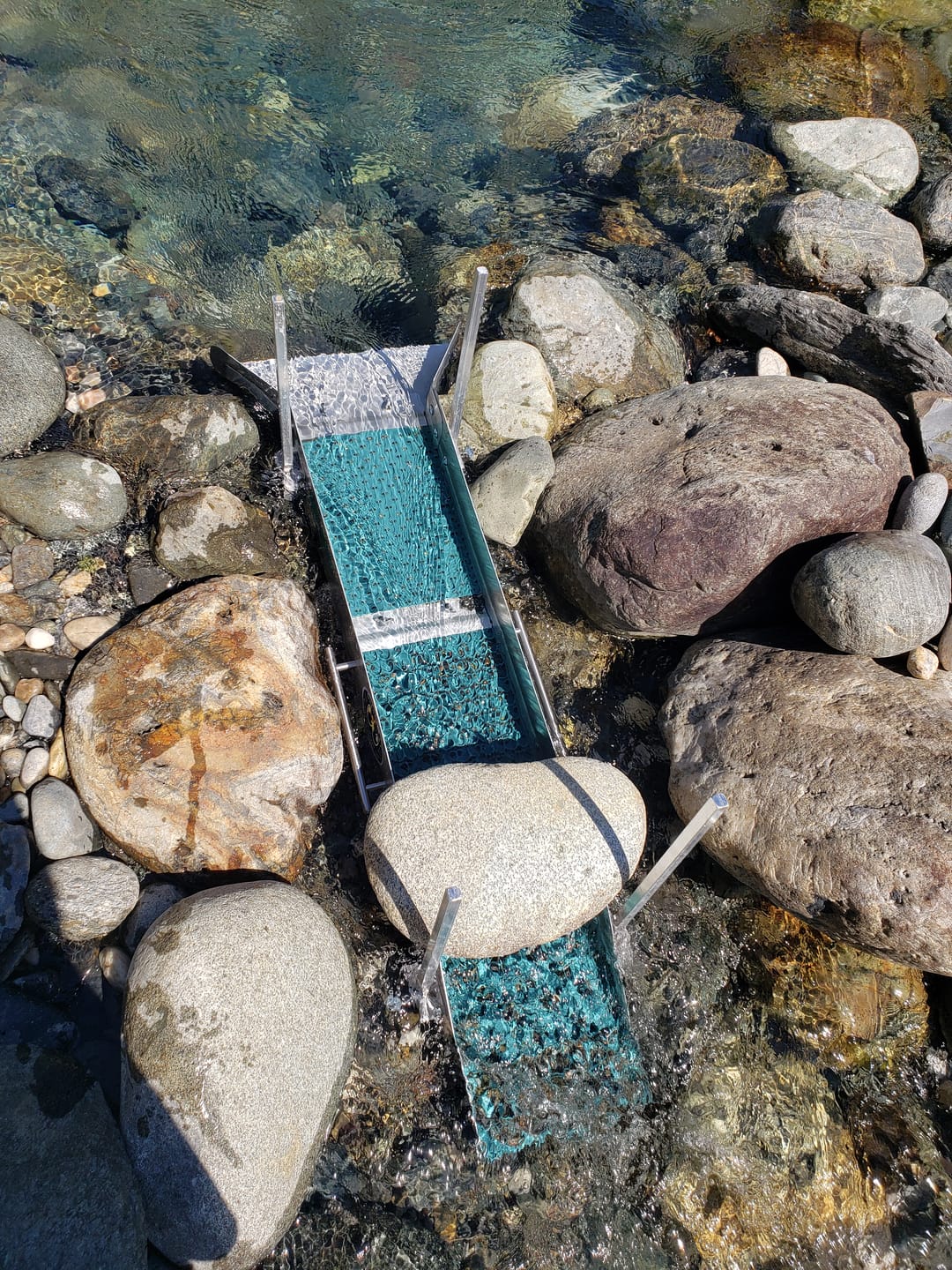 Customer photo review of 18" Leg Kit for Gold Highbanker & Sluice Box | Gold Prospecting Equipment