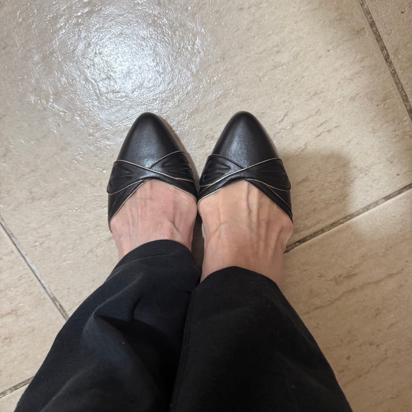 Customer photo review of Sapatilha Dália Preto