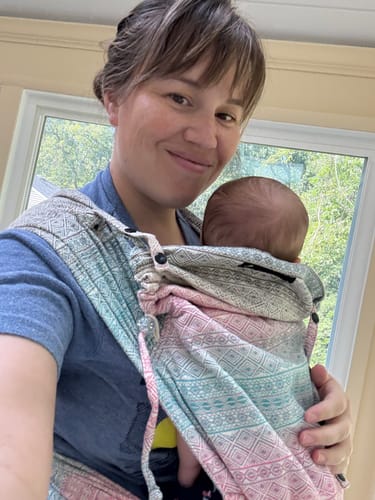 Customer photo review of Prima Aurora DidyKlick 4u Half Buckle by Didymos