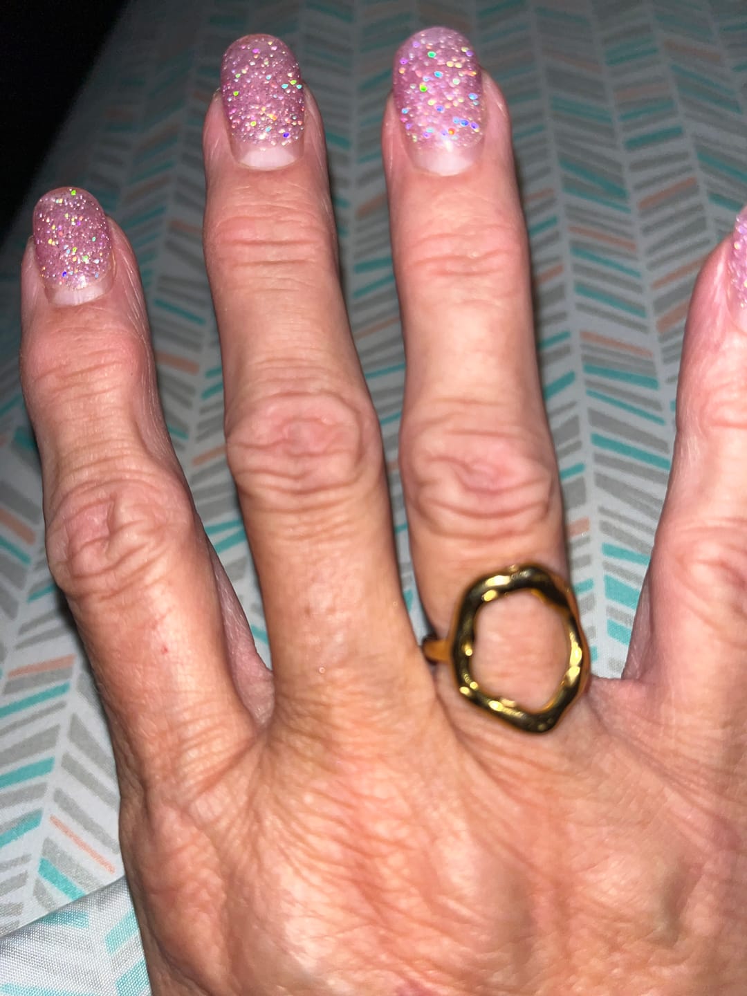 Customer photo review of Cairo Band Ring (Bundle)