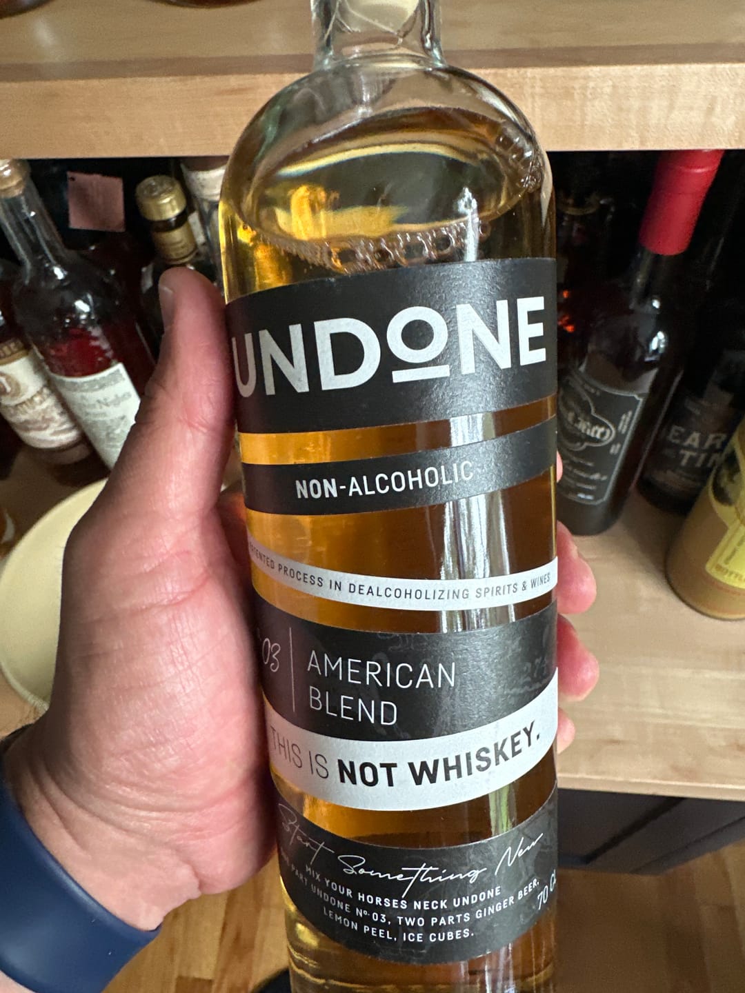 Customer photo review of UNDONE No. 3 American Malt NOT WHISKEY