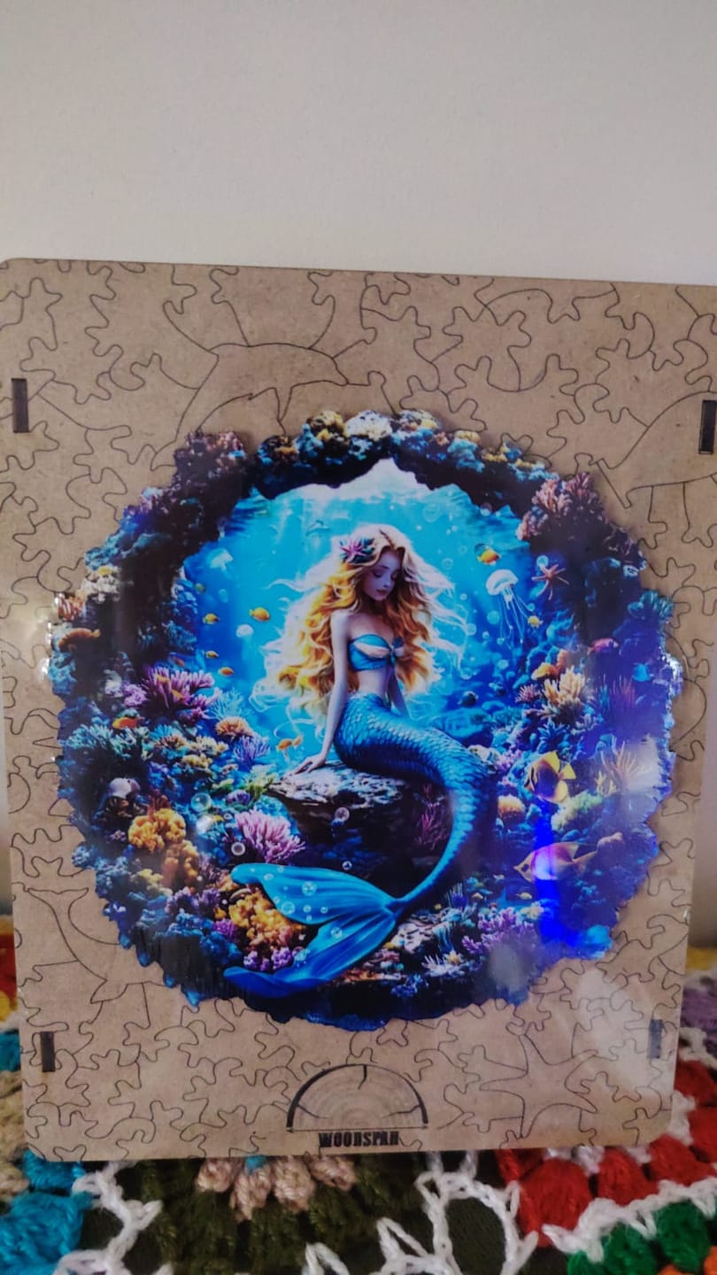 Customer photo review of Deniz Kızı - Ahşap Puzzle