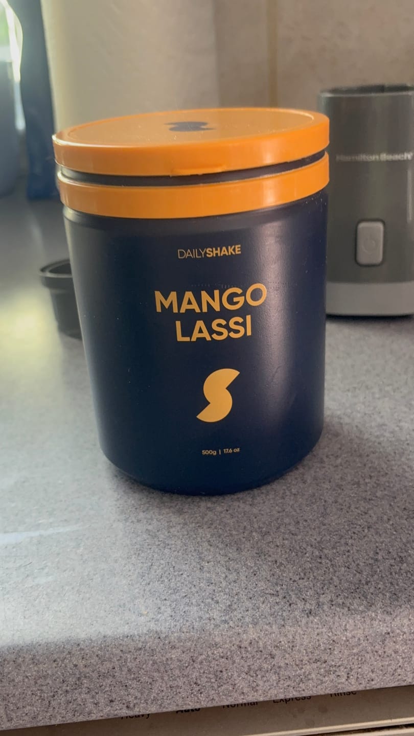 Customer photo review of 2 Single Sachets Mango Lassi