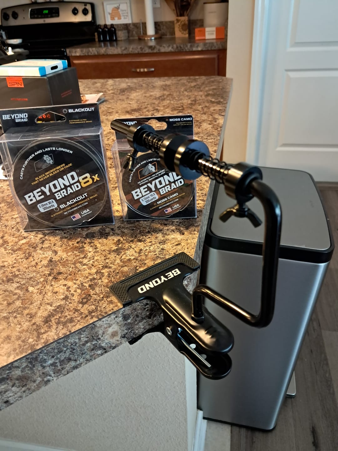 Customer photo review of Beyond Braid EZ Fishing Line Spooler