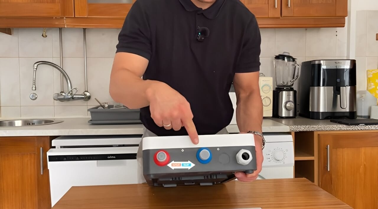 Customer photo review of 21 kW Elektrischer Durchlauferhitzer – 400 V, LED, 30–60 °C, druckfest
