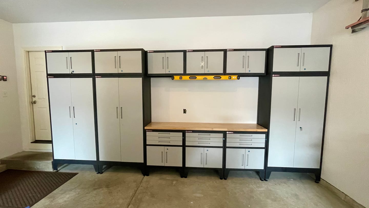 Customer photo review of Garage Gear Locker Extender