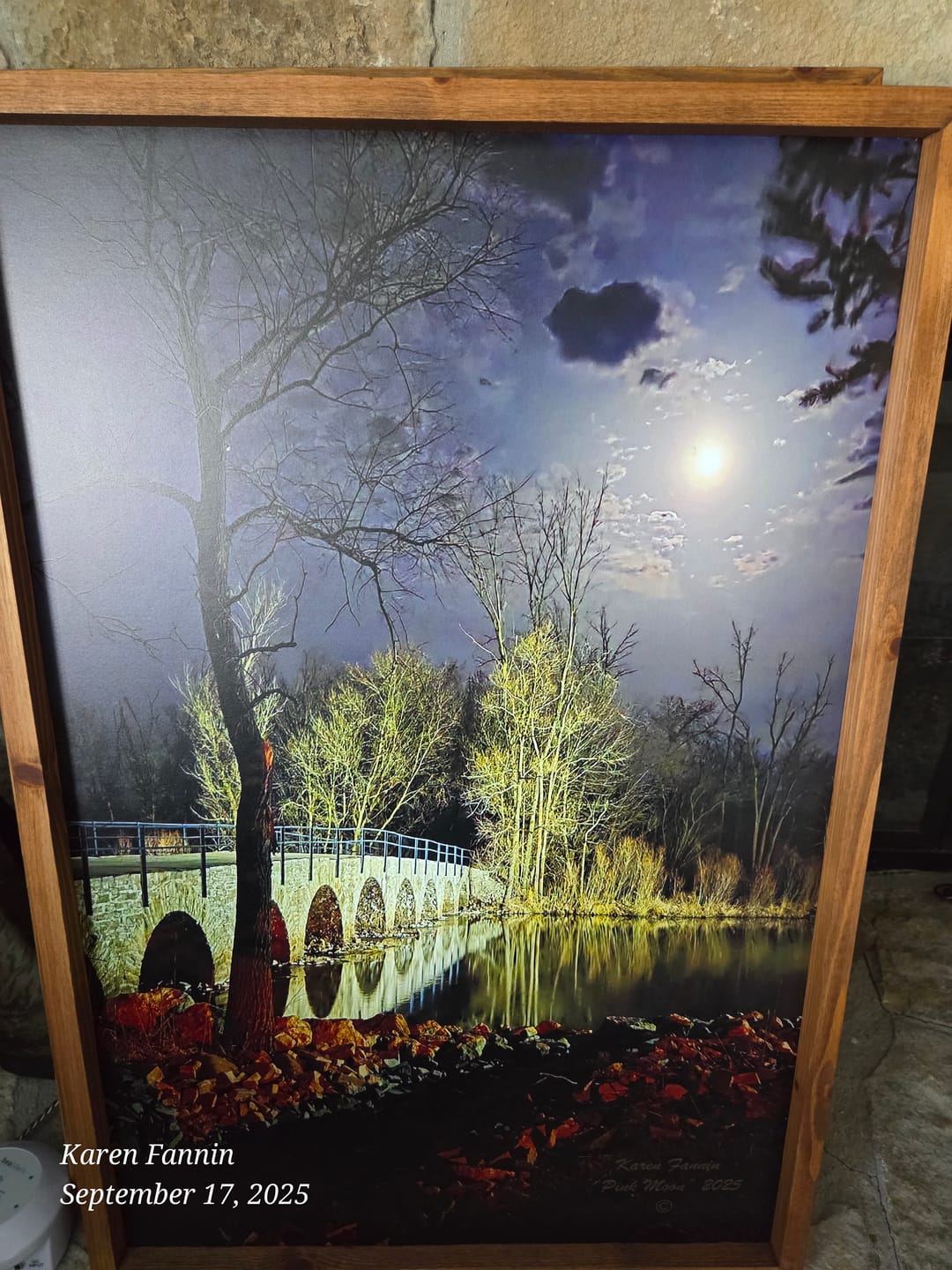 Customer photo review of Framed photo