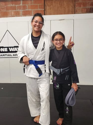 Customer photo review of Core White Brazilian Jiu Jitsu Womens BJJ Gi