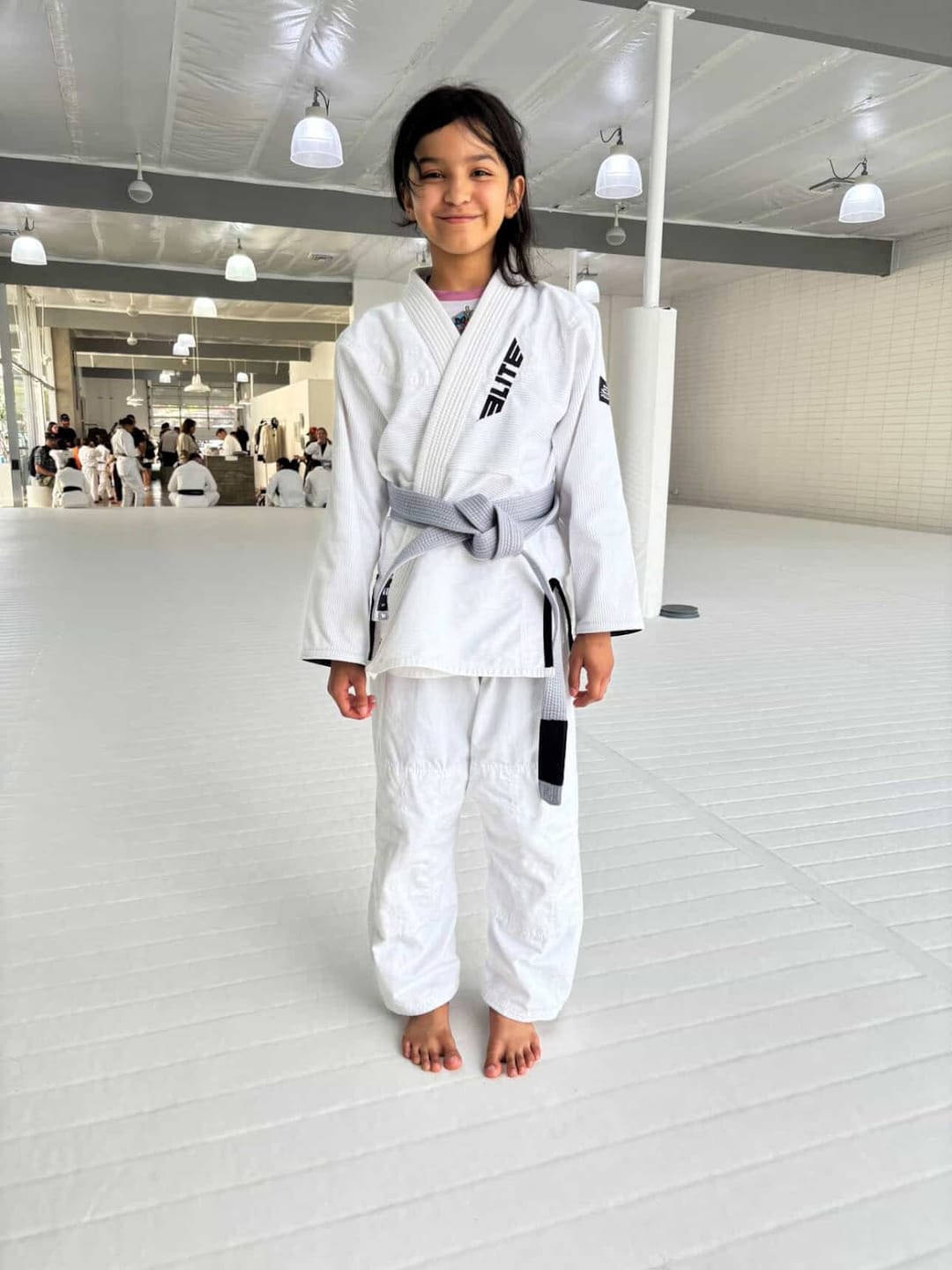 Customer photo review of Core White Brazilian Jiu Jitsu Kids BJJ Gi