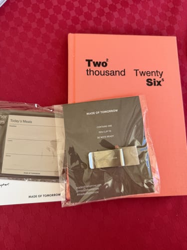 Customer photo review of 2026 A5 Weekly Diary - Classic