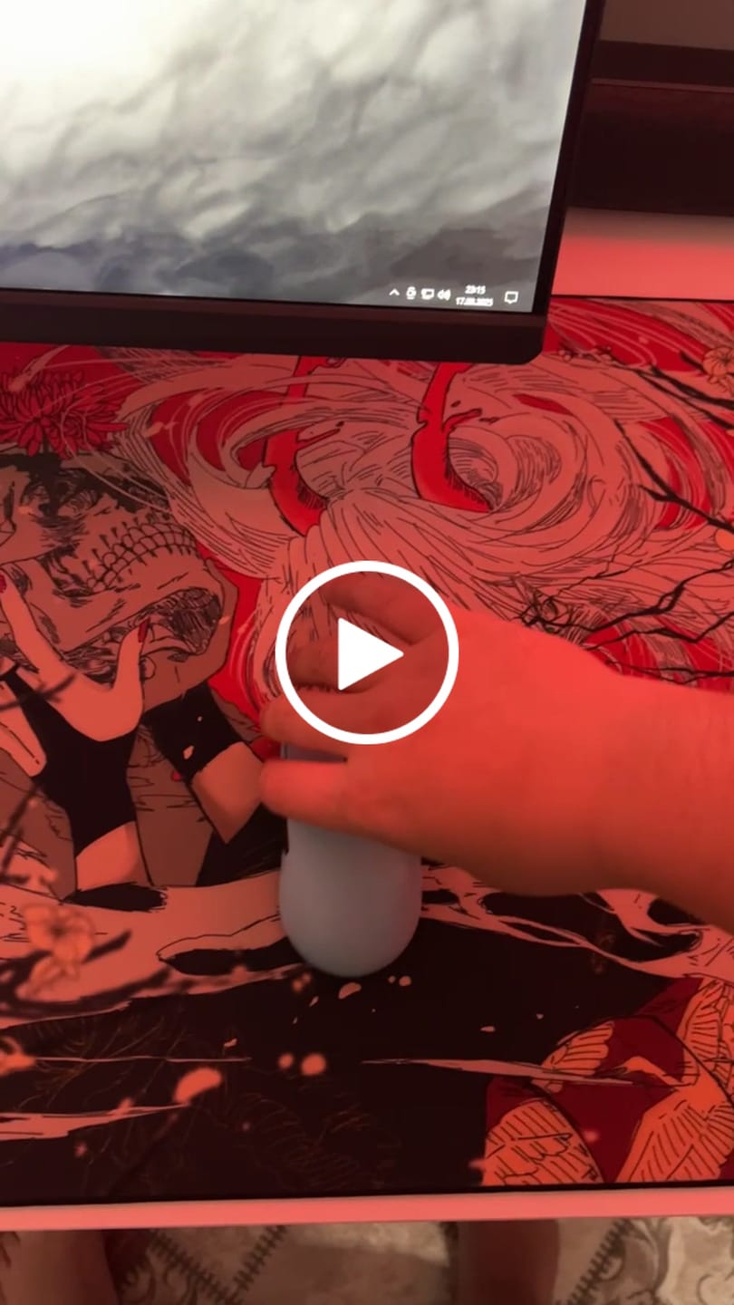 Customer video review of AbyssGaming Crimson Remains Mousepad