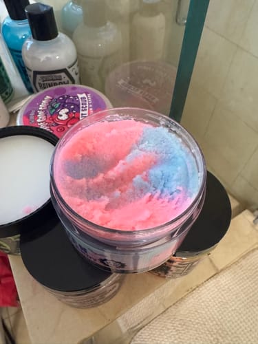 Customer photo review of Rotten Cotton Candy Cream Scrub