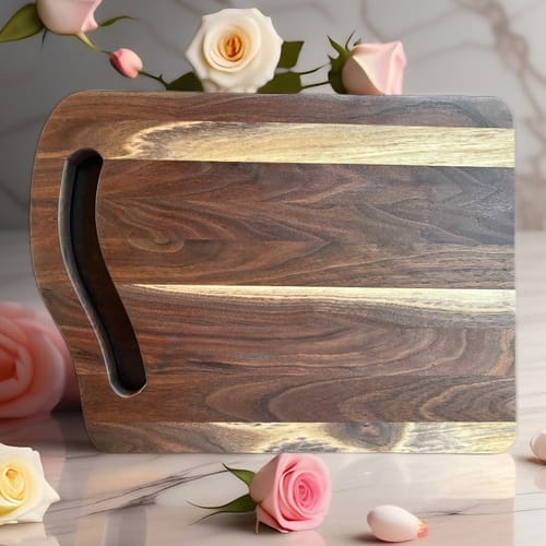 Customer photo review of 16x12" Wave Serving Board Acrylic Router Template
