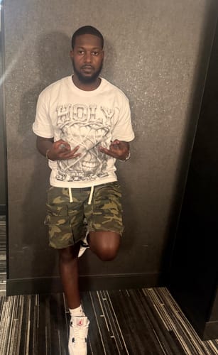 Customer photo review of HELLSTAR HOLY STATE T-Shirt