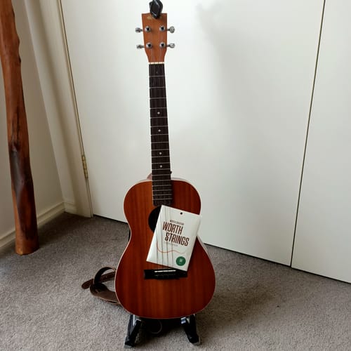 Customer photo review of BB Worth Brown Baritone Ukulele Strings DGBE Tuning Fluorocarbon 2 Restrings per Packet