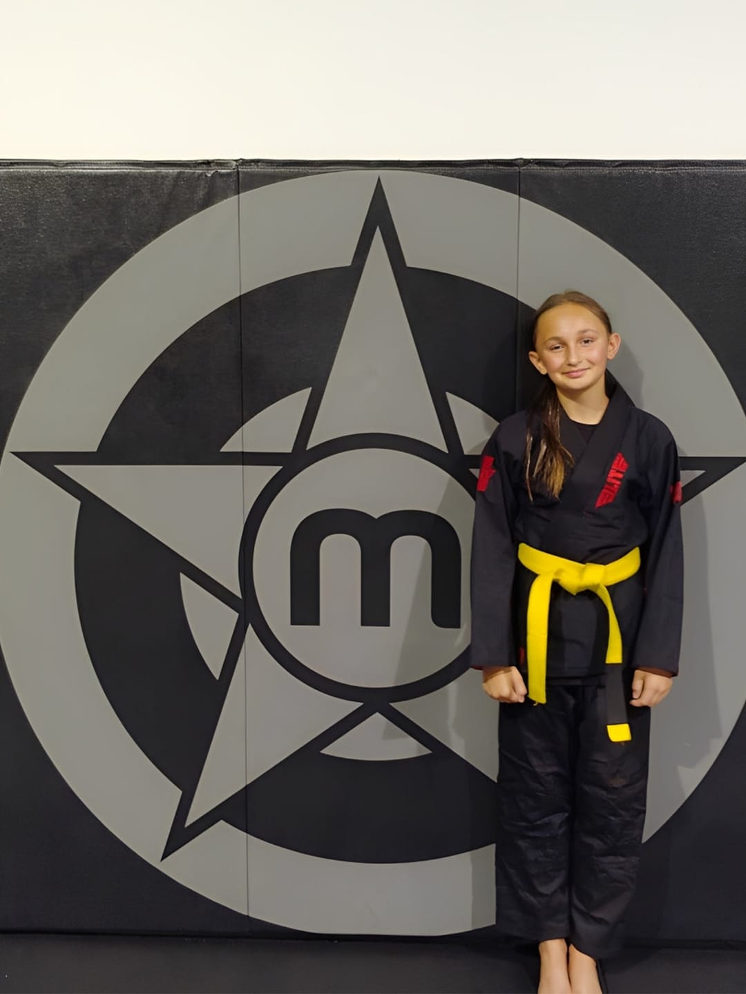 Customer photo review of Core Black Brazilian Jiu Jitsu Kids BJJ Gi