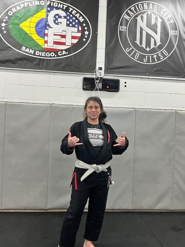 Customer photo review of Core Black Brazilian Jiu Jitsu Womens BJJ Gi