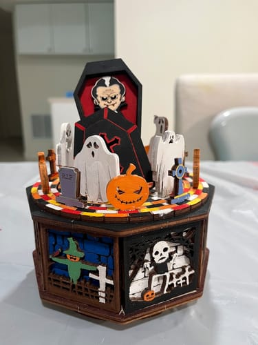 Customer photo review of Board 3 — Happy Halloween