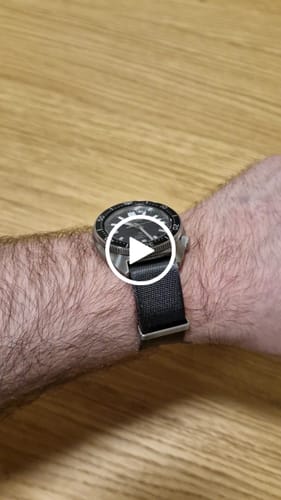 Customer video review of Admiralty Grey Nylon Watch Strap