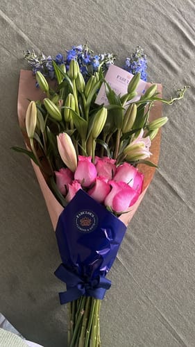 Customer photo review of Blushing Beauty Bouquet