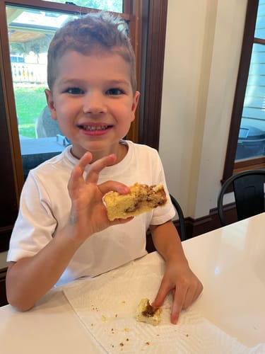 Customer photo review of Brunch Just Got Baked Keto Pound Cake Collection