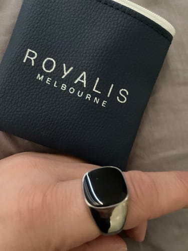 Customer photo review of Nova Signet Ring