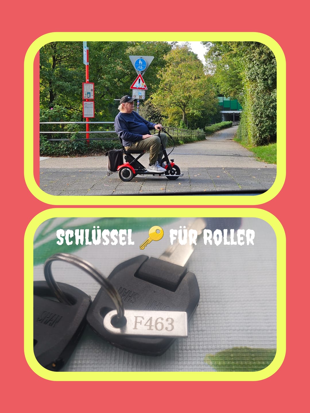 Customer photo review of VITAL-ROLLER - Faltbares Elektromobil - kein Führerschein nötig