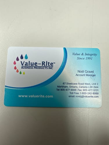 Customer photo review of Custom NFC Business Card