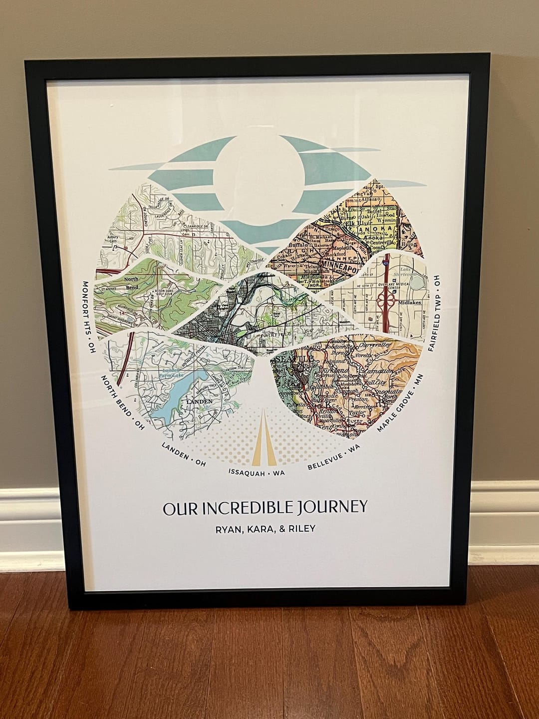 Customer photo review of Wanderlust Map [Digital Only]