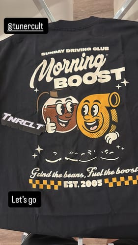 Customer photo review of MORNING BOOST (LIMITED EDITION) OVERSIZED BOX TEE
