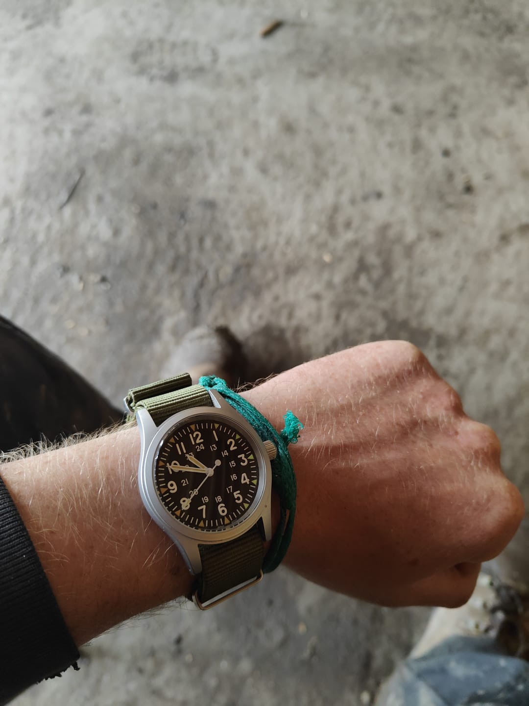 Customer photo review of The "Daily Beater" Field Watch