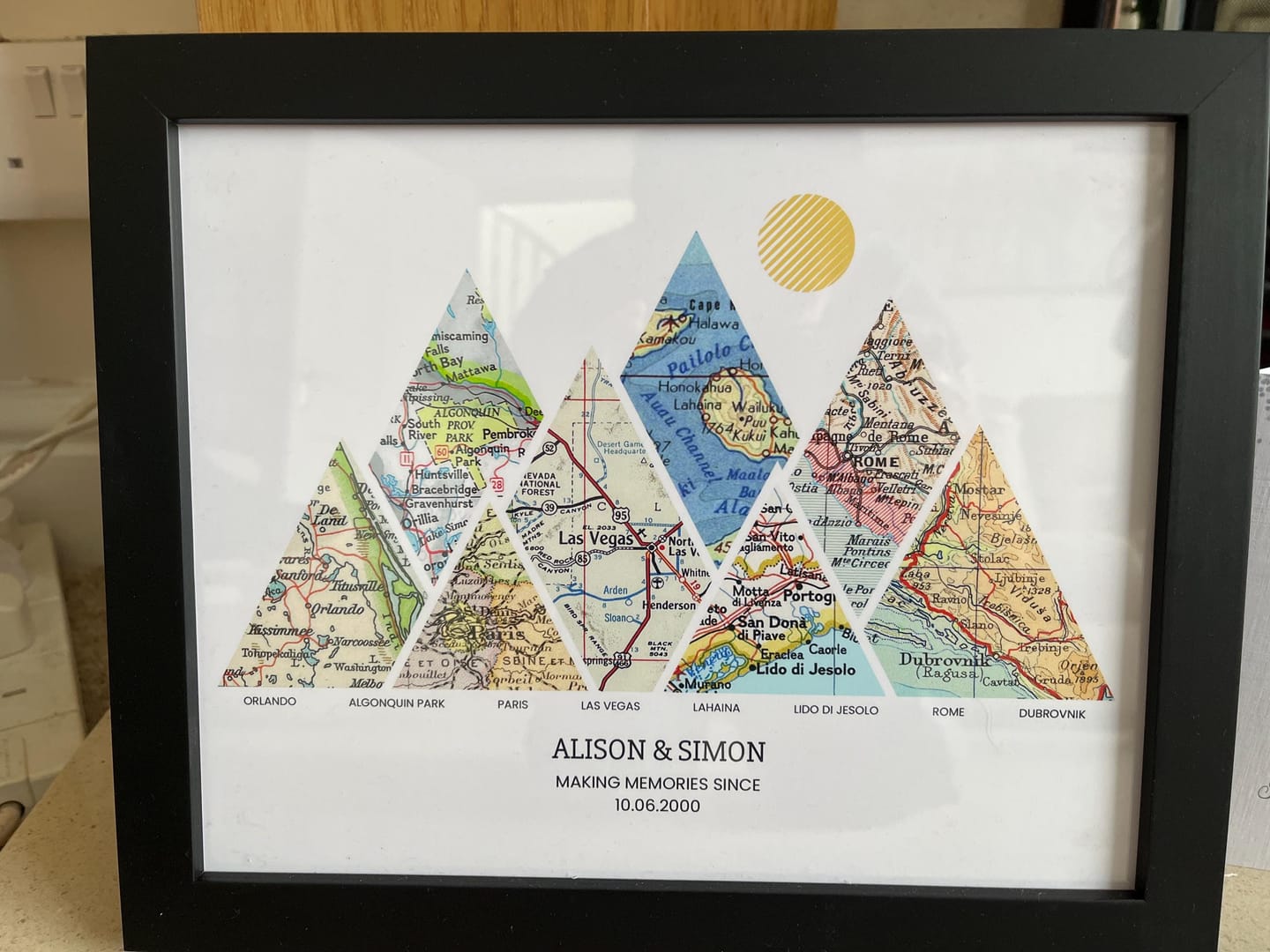 Customer photo review of Milestones Map [Digital Only]