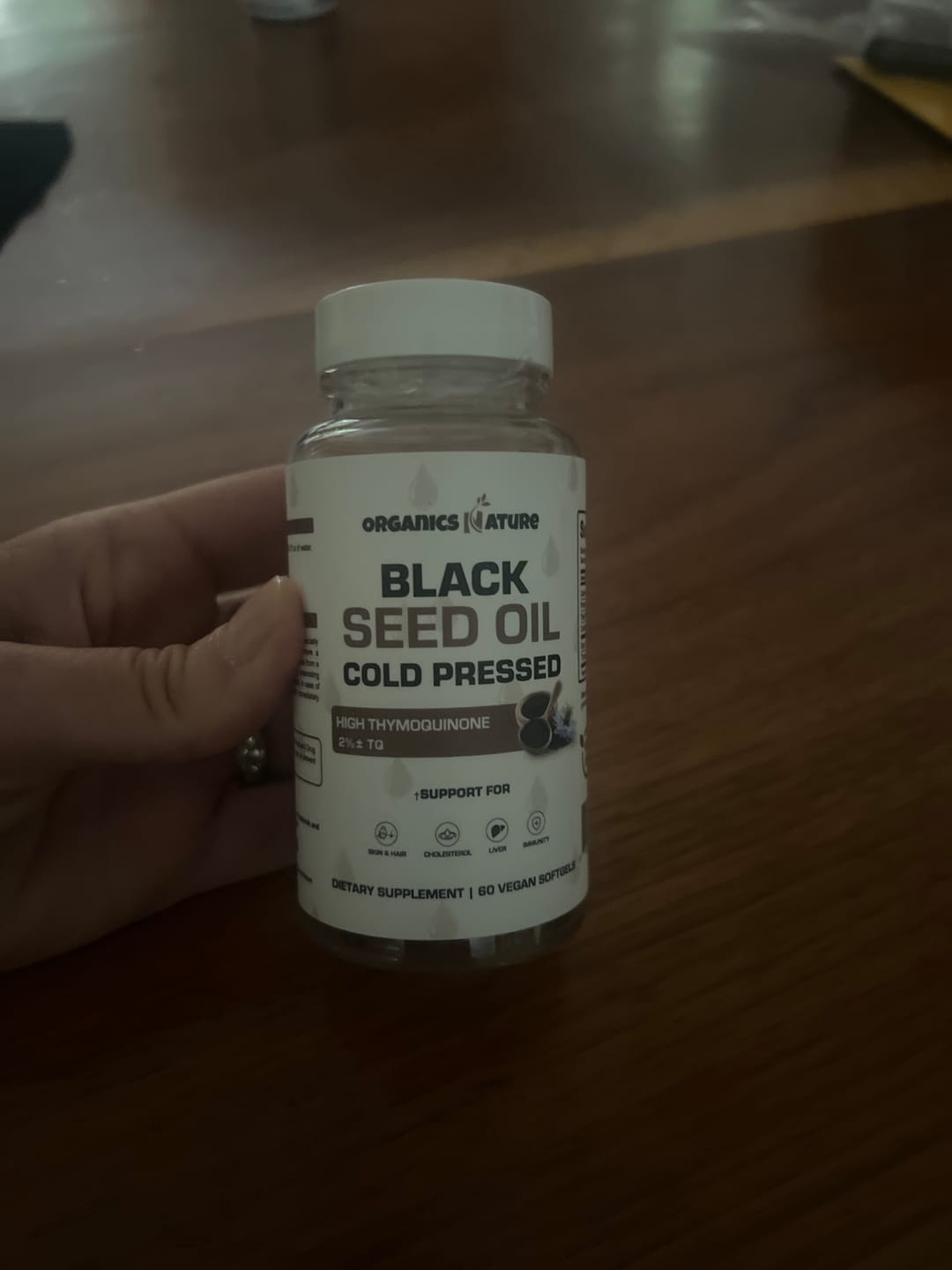 Customer photo review of Black Seed Oil Capsules Cold Pressed
