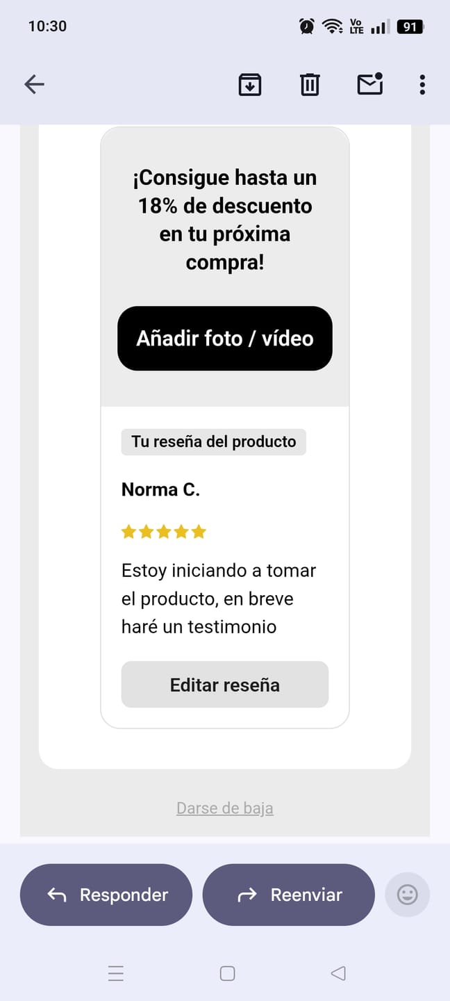 Customer photo review of CONTROL DIABETES / DR.MON 900g