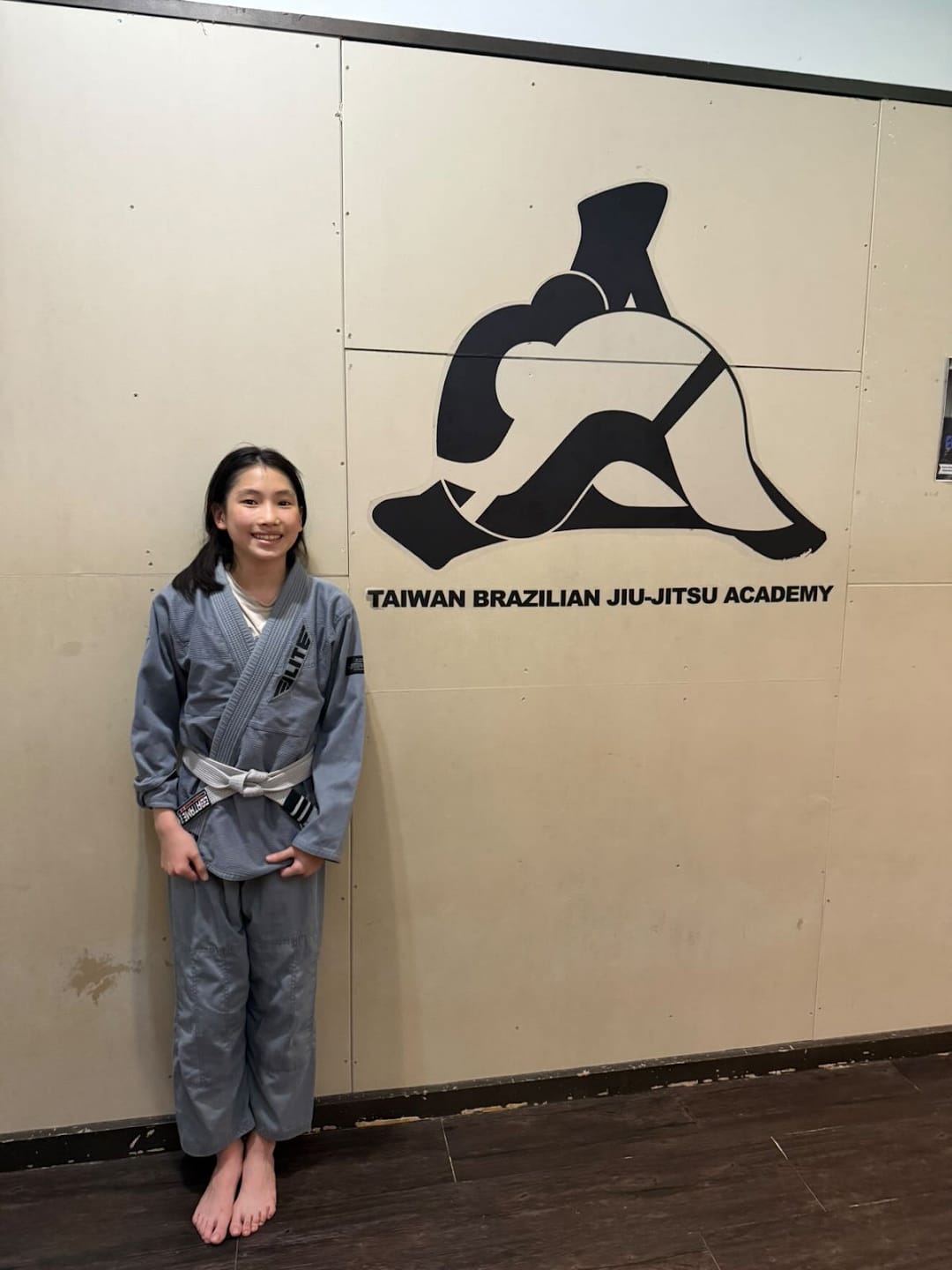 Customer photo review of Core Gray Brazilian Jiu Jitsu Kids BJJ Gi