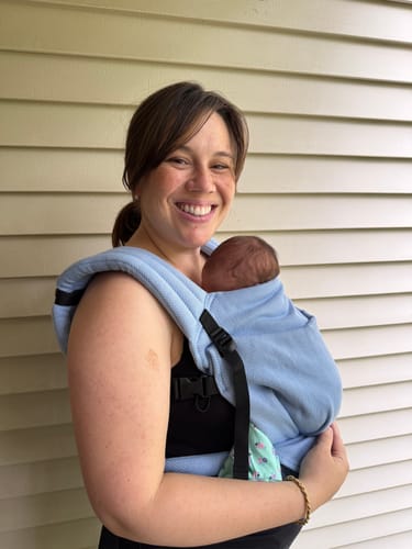 Customer photo review of Skylight LennyLight Baby Carrier by LennyLamb