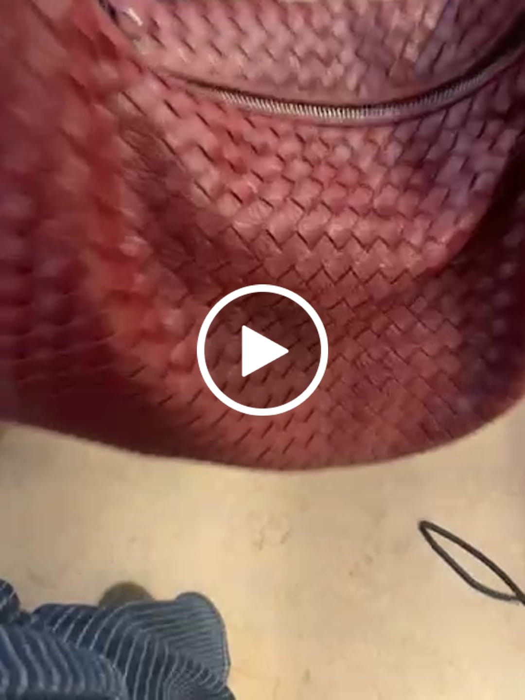 Customer video review of Woven Bag XL