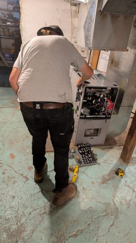 Customer photo review of FX-1 Slim Work Jeans Stonewashed Black